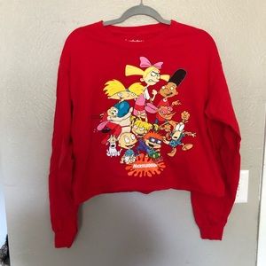 Never worn Nickelodeon crop top